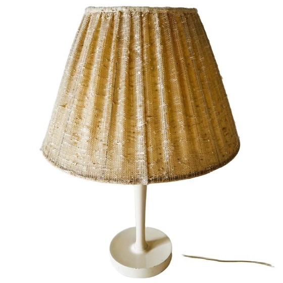 Image 1 of Lampe de table rétro danoise en bois 1960