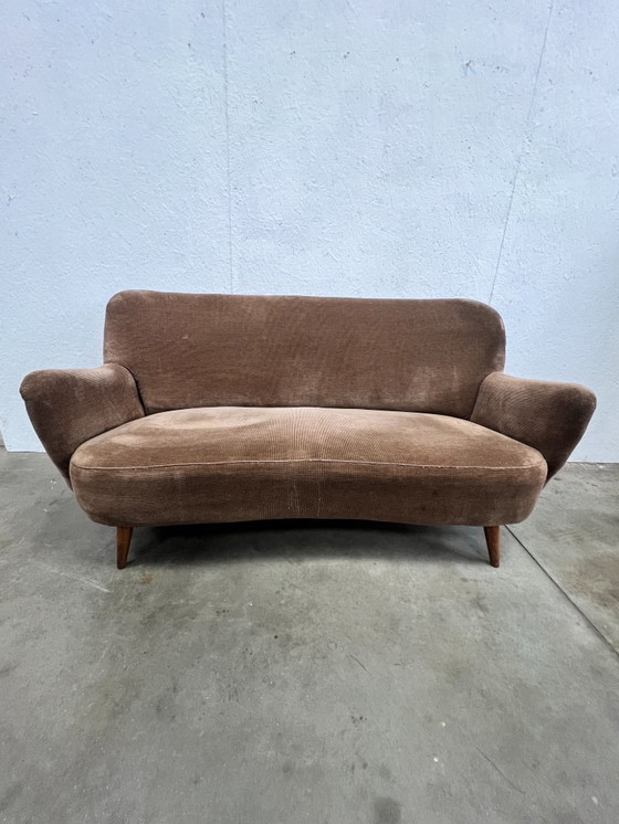 Image 1 of Ensemble vintage/milieu du siècle composé d'un canapé et de deux fauteuils, années 1970