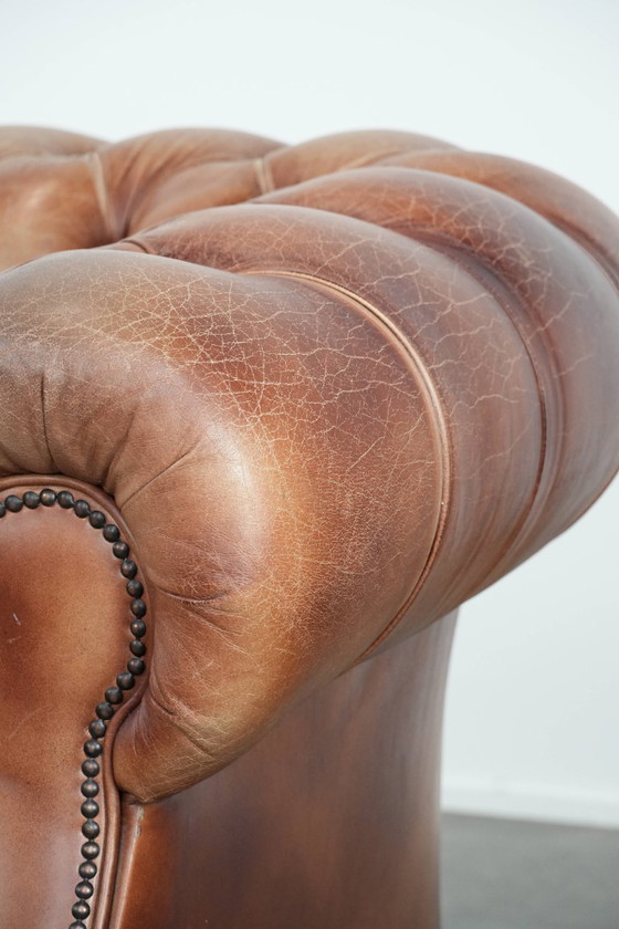 Image 1 of English-style Chesterfield armchair