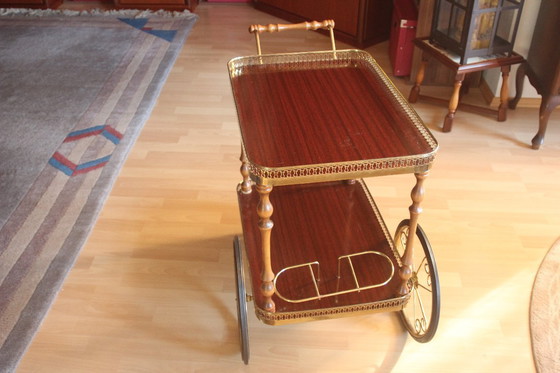Image 1 of Chariot de bar vintage - Chariot de service