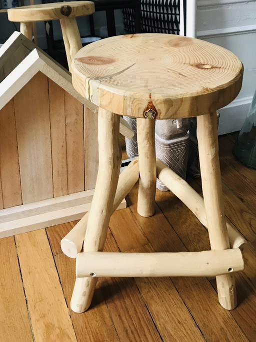 Brut Tripod Stool