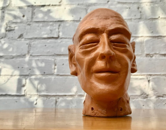 Image 1 of Scultura d'epoca, busto di uomo in argilla