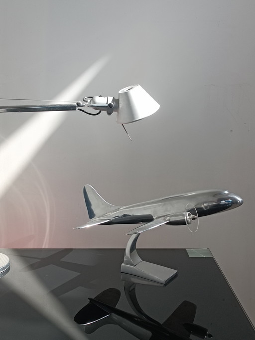Large Model Douglas Aircraft DC-3 Aluminum 1970s