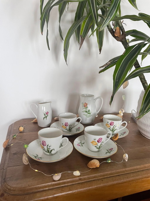 Bohemia Porzellan Kaffeeservice hergestellt in Tschechoslowakei