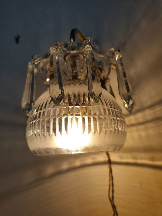 Image 1 of Glass wall sconce. Spain, 1950s.