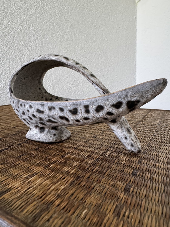 Image 1 of Keramisch sieradenbakje van Vallauris Bessone uit de jaren 60.