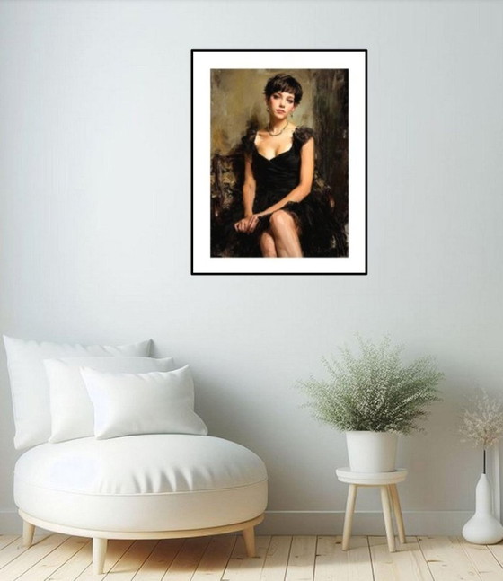 Image 1 of Splendid work by Ruggero Salvatore "Serenità" 60x45 cm