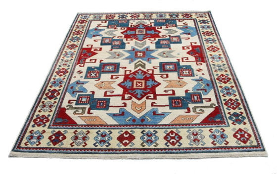 Image 1 of Origineel handgeknoopt Ziegler Kazak tapijt, 200 x 154 cm. Nieuw en in uitstekende staat.