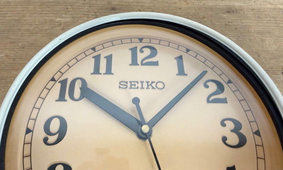 Image 1 of Vintage Beige Seiko Ships Wall Clock, 1970s