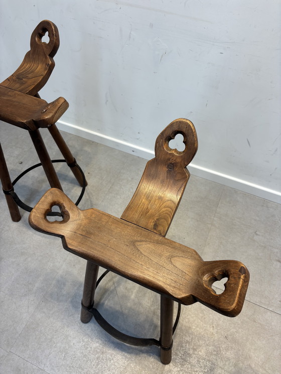 Image 1 of Set of 3 Marbella Bar Stools