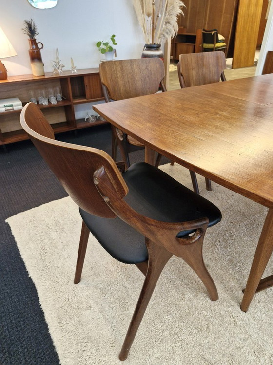 Image 1 of Set of 6 Vintage Danish Chairs – Arne Hovmand-Olsen