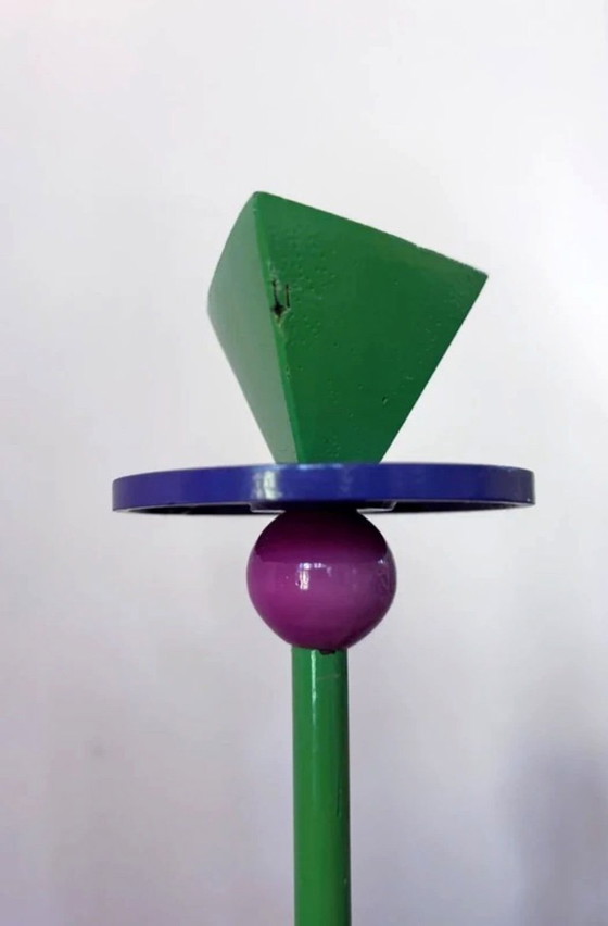 Image 1 of bougeoir IKEA vintage - design Anna Efverlund- Konfetti - Memphis - années 80 - années 90