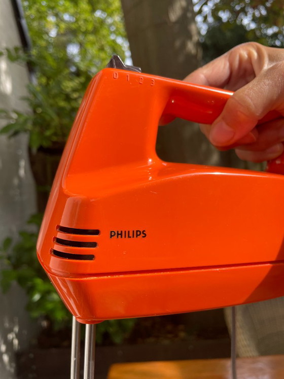 Frullatore elettrico a immersione Philips arancione degli anni '70 – Accessori da cucina, Metal, Plastic (photo 9 of 12)