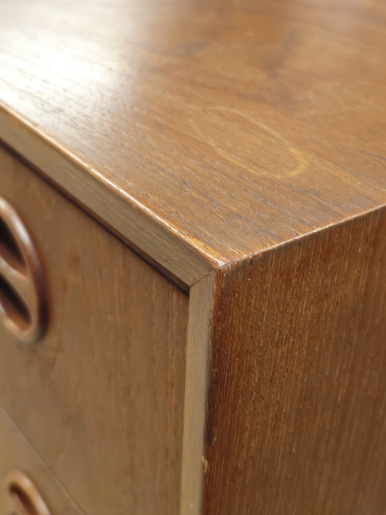 Image 1 of Vintage Deens Ladekast Ladekastje Kast Kastje Teak Fineer 