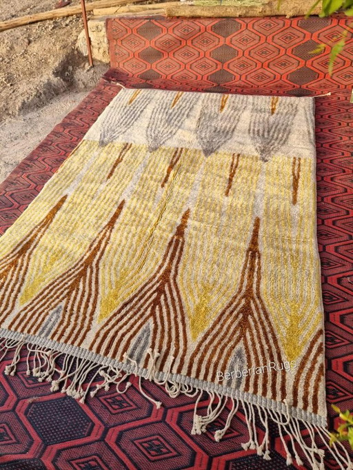 Tapis marocain traditionnel en laine 250cmx150cm