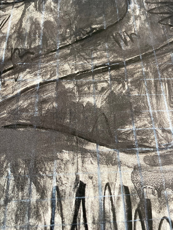 Image 1 of Jasper Johns (Amerikaans, geboren 1930), "Figuur 2", 1963, copyright Jasper Johns, met dank aan het Minneapolis Instit