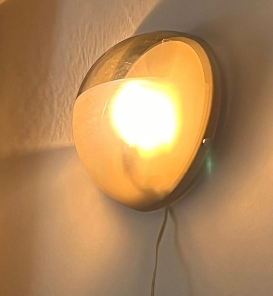 Image 1 of Lampada da parete vintage degli anni '60 disegnata da Gio Ponti per Harvey Guzzini