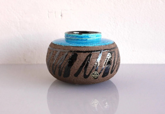 Image 1 of Mid-century modern studio art ceramic vase by Inger Persson for Rörstrand, Sweden, 1970s