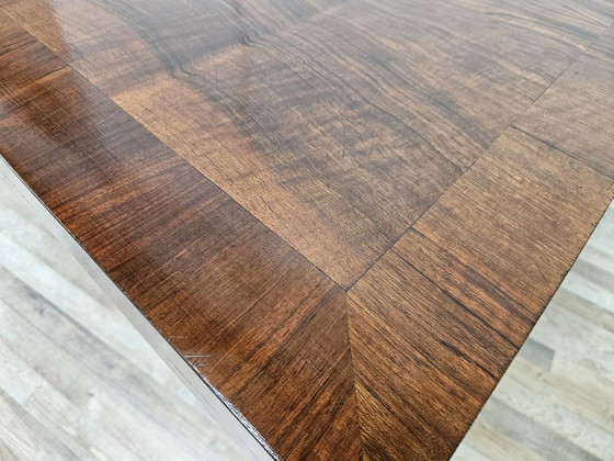 Art Decò Dining Table in Walnut Burl, 1940 – Wood (photo 8 of 21)