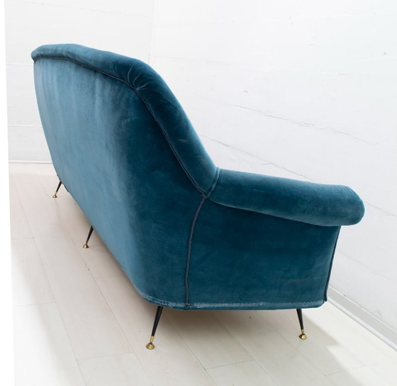 Image 1 of Gigi Radice Mid-Century Modern Italian Sofa for Minotti, 1950s