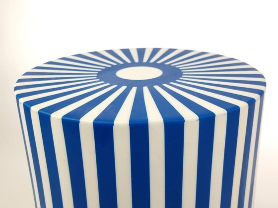 Image 1 of Tavolino marocchino blu e bianco fatto a mano - Bijzettafel artigianale