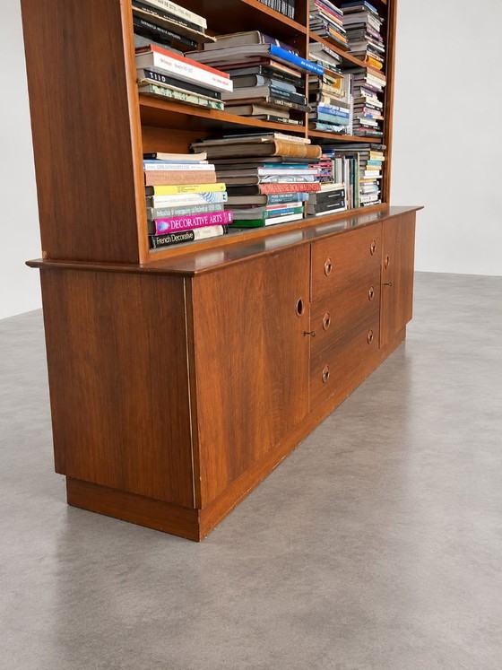 Libreria in legno a due pezzi, Mid-Century – Librerie (photo 4 of 5)