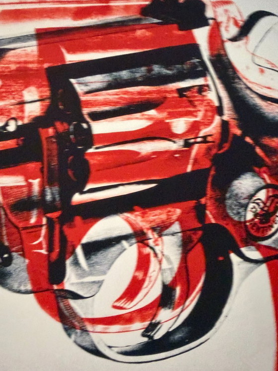 Image 1 of Andy Warhol (1928-1987), Geweer, ca. 1981-1982 (blok en rood op wit), copyright 2013 The Andy Warhol Foundation for the Visual.