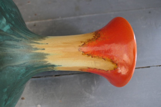 Image 1 of Art-Deco-Vase Faiencerie de Thulin Belgien 2227