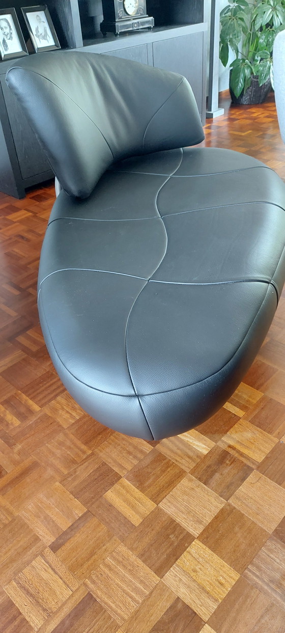 Leolux Kikko – Chaise longue, Leather, Metal (photo 5 of 7)