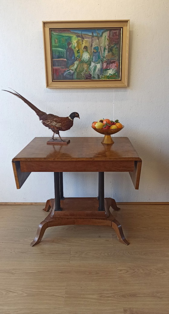 Image 1 of Großer, verstellbarer viktorianischer Tisch.