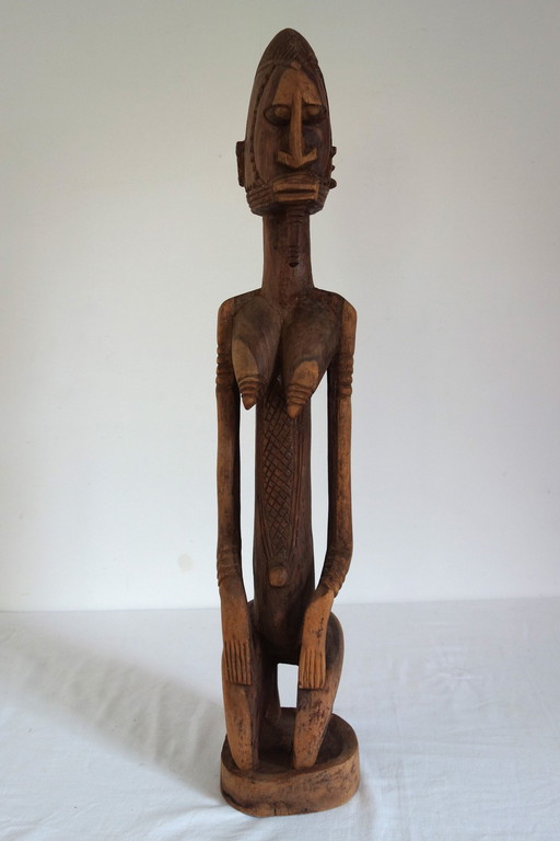 Statue d'Ancêtre Hermaphrodite Dogon Bombou-Toro (Mali)