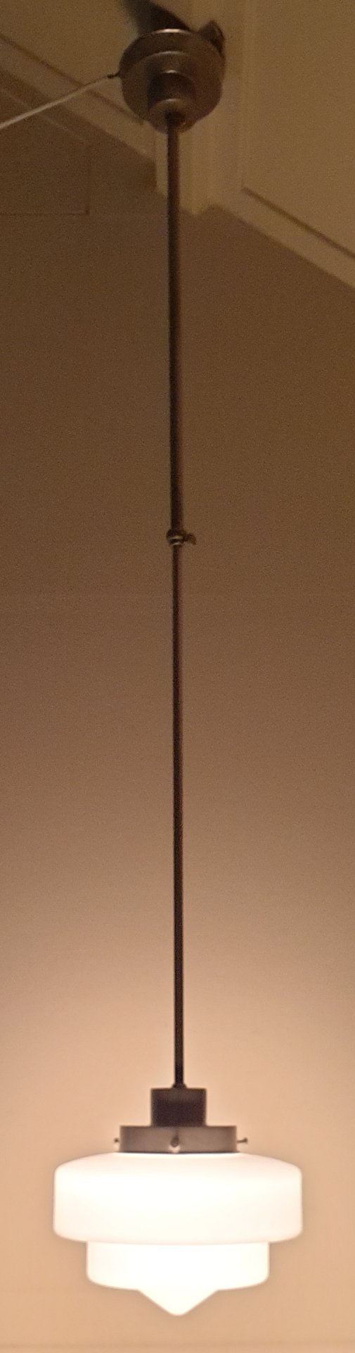 1 di 2 Lampada a sospensione Art Déco Giso (Gispen) – Giso Gispen, Lampade a sospensione, Metal (photo 36 of 39)