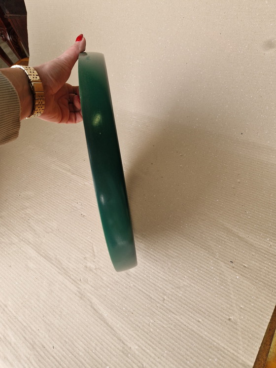 Image 1 of Vintage Spiegel Met Groene Rand