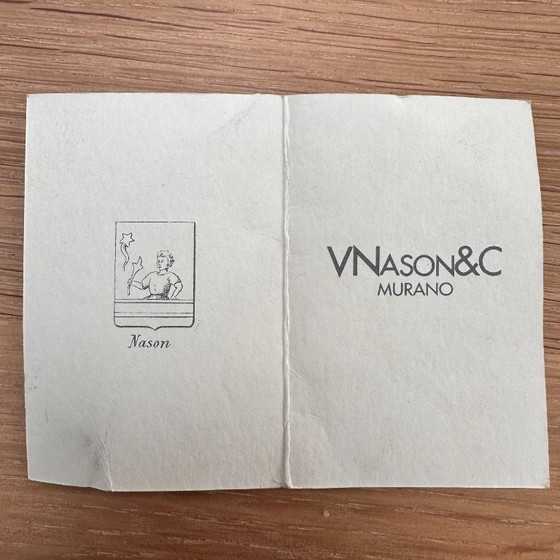 Image 1 of Murano design bowl / shell shape – spiral – V. Nason & C. Italy