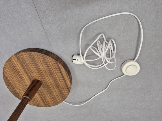 Image 1 of Staande lamp Scandinavisch design. Vintage vloerlamp teak.