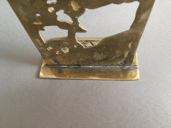 Image 1 of Copper Chinese bookends