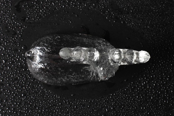 Image 1 of Vintage Pressed Glass Deer Figurine: Pavel Panek Design, Czech Bohemia