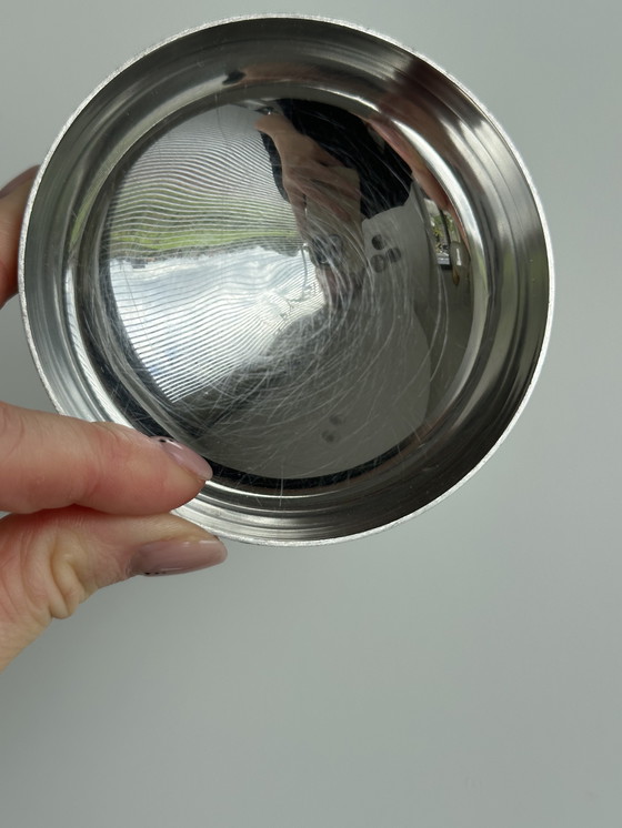 Image 1 of 6 vintage Letang & Remy inox stalen rvs champagne ijs coupes voetglazen 