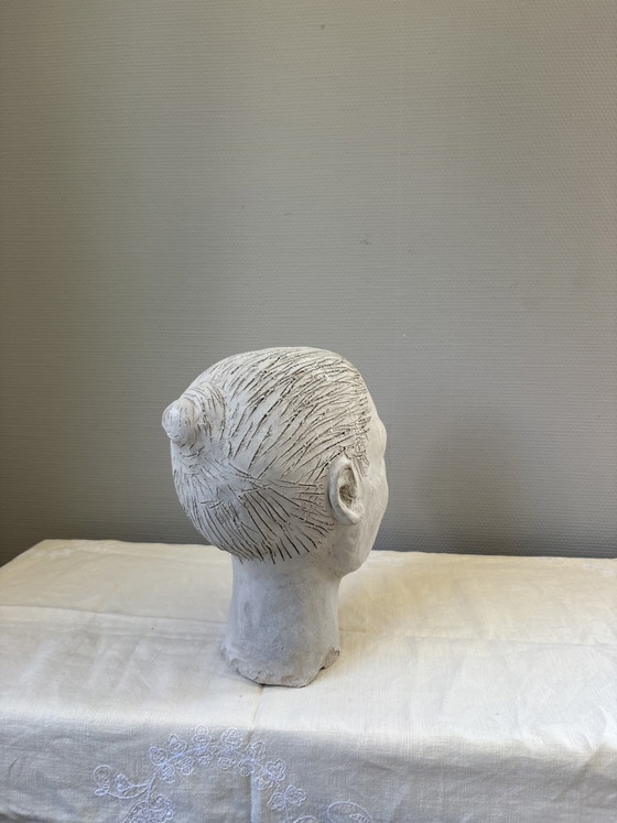 Image 1 of Vintage Chamotte Statue ‘SHE IS’ Sculpture