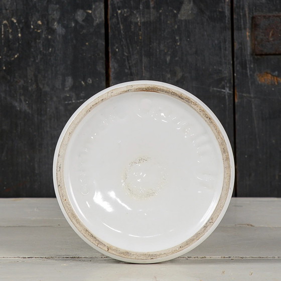 Vintage White Ceramic Rometti Vase (photo 7 of 9)