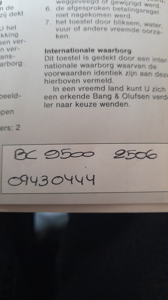 Image 1 of Bang & Olufsen BC9500