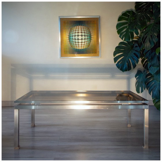 Image 1 of Tavolino da caffè del 1970 di Guy LEFEVRE per Maison JANSEN