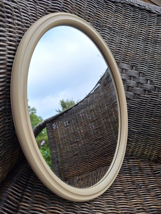 Vintage Oval Mirror Tiger – Tiger plastics, Glass, Plastic (photo 5 of 5)