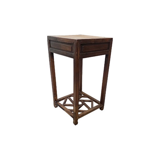 Tavolino da fiori antico cinese in legno, fine XIX secolo – Tavolini, Wood (photo 5 of 7)
