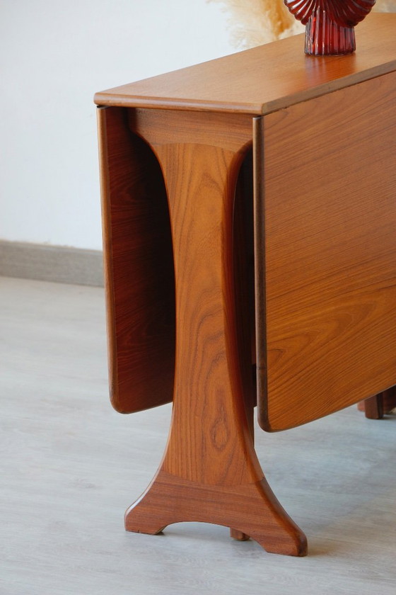 Image 1 of G-Plan opklapbare Scandinavische teakhouten tafel