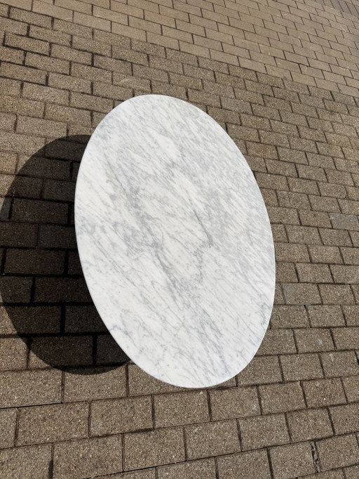 Originele Knoll Tulip Ovale Salontafel Eero Saarinen Statuarietto 107x70
