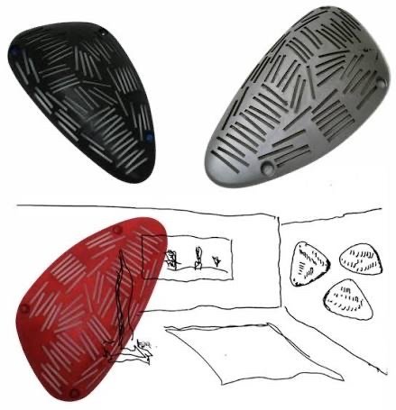 Image 1 of 2x Guzinni la pared de piedra decoración CD estante Enzo Galabrese