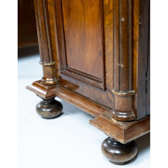 Image 1 of Large vintage desk of walnut 1890s