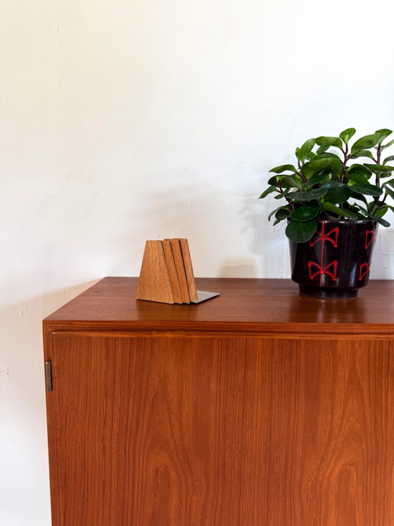4x vintage oak bookends, Kai Kristiansen ‘60, Bookcases, Wood, Metal, Brown (photo 6 of 6)