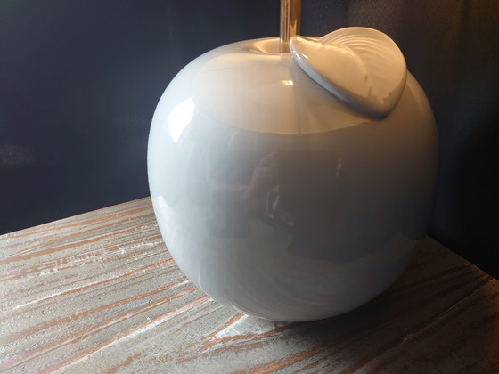 Image 1 of Vintage Herda table lamp "Apple" made of ceramic